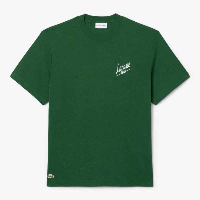 Remera de algodón cuello redondo Lacoste