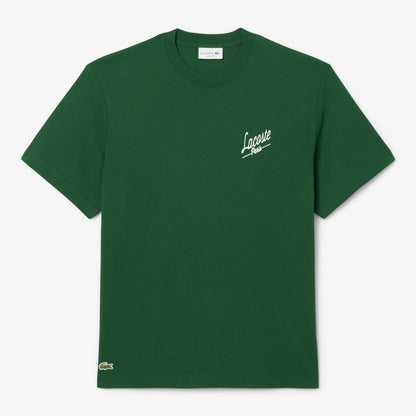 Remera de algodón cuello redondo Lacoste