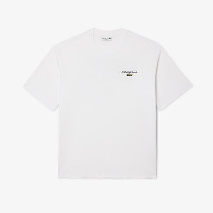 Camiseta Lacoste de jersey pesado cuello redondo