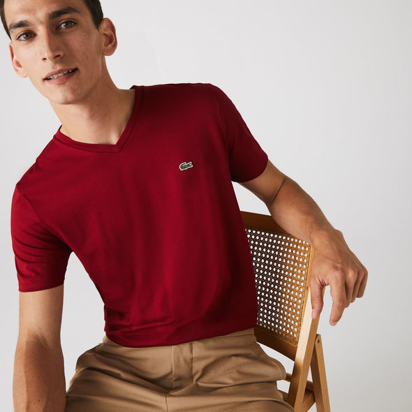 T-shirt cuello v para caballero