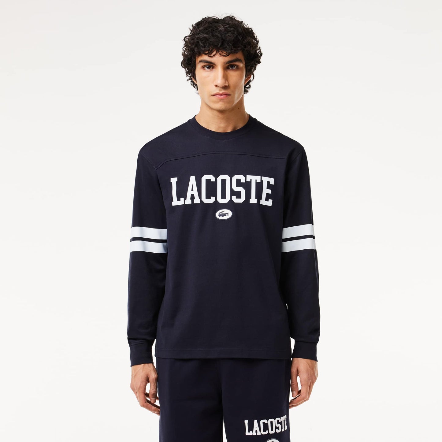 Suéter manga larga cuello redondo Lacoste