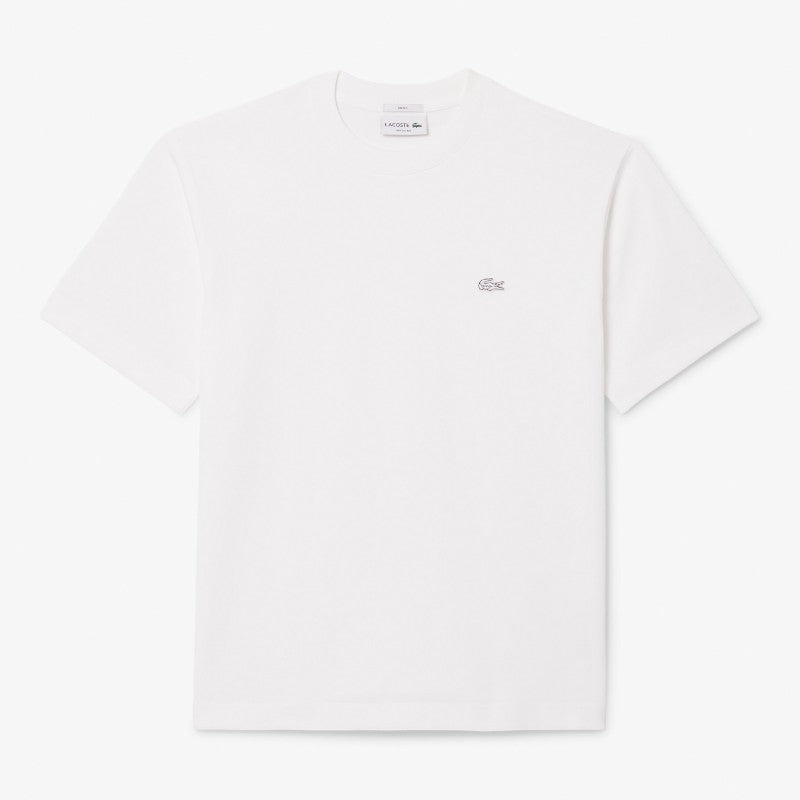 Camiseta Lacoste de cuello redondo y corte loose fit