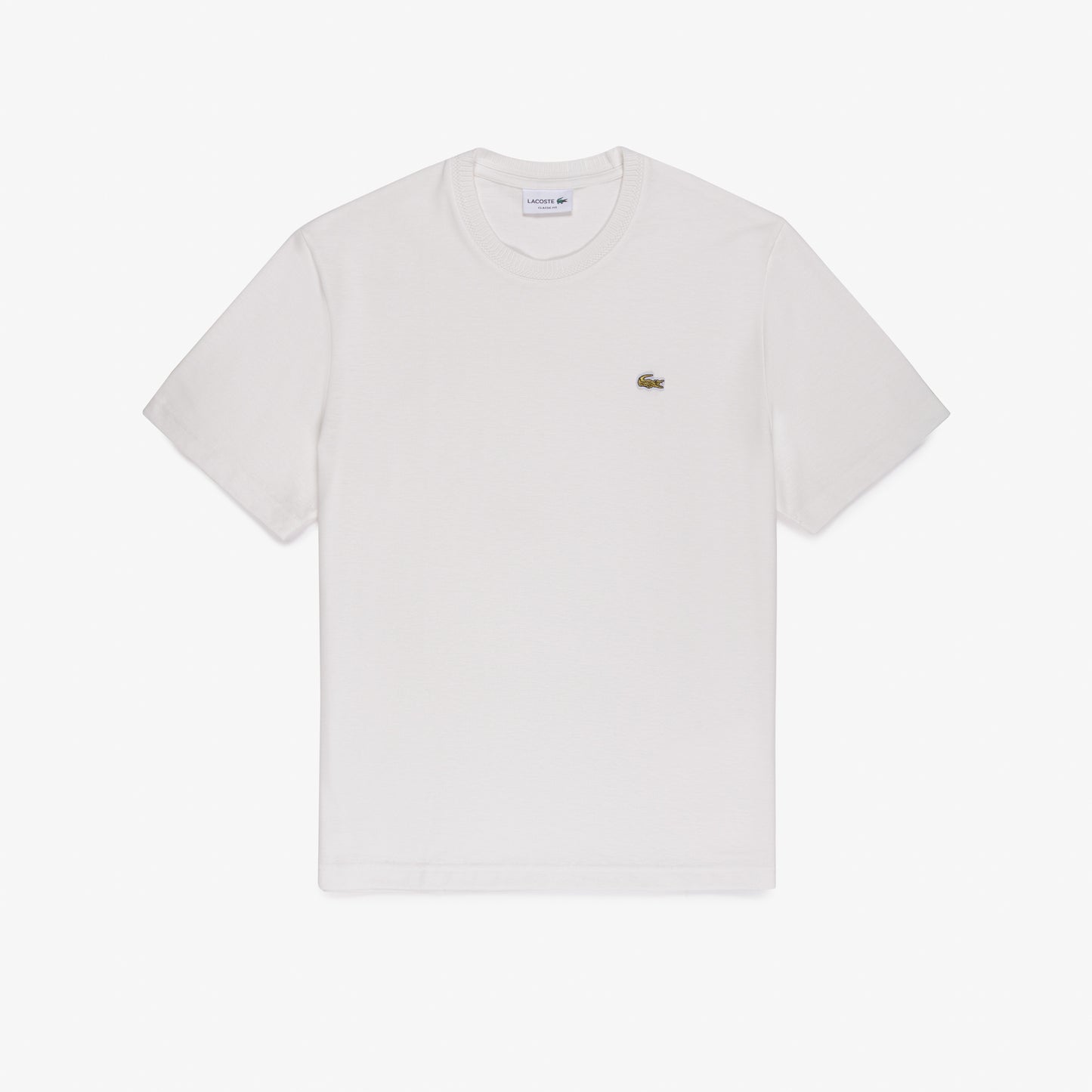 Remera de lino texturado Lacoste para caballero