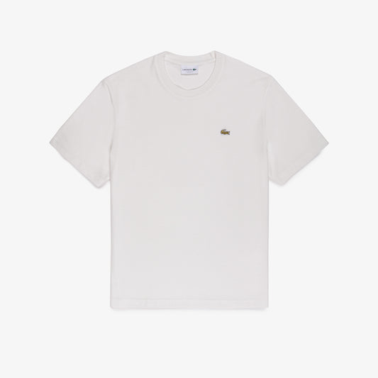 Remera de lino texturado Lacoste para caballero