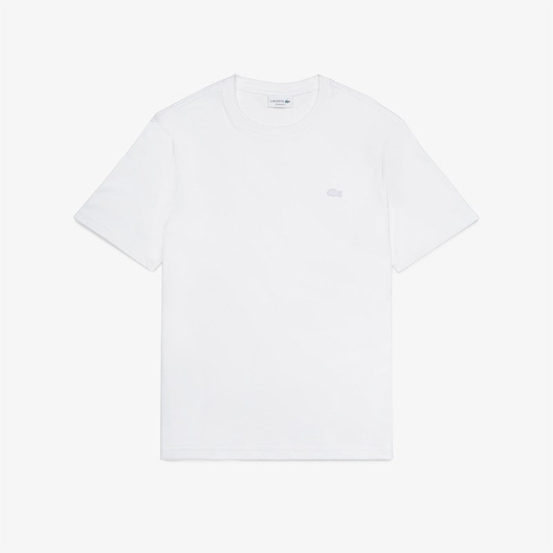Camiseta Lacoste lisa con cocodrilo para hombre