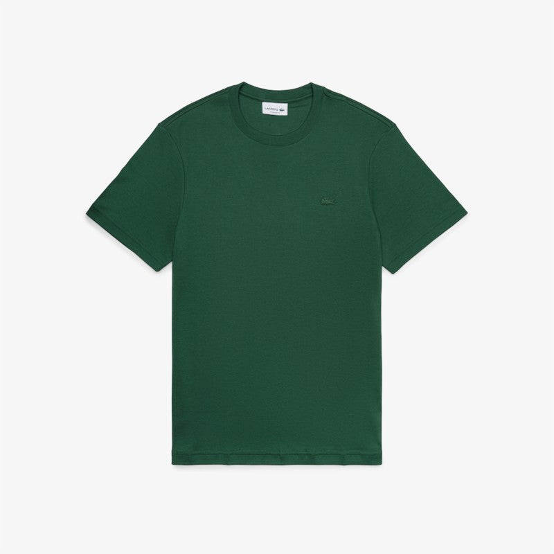 Camiseta Lacoste lisa con cocodrilo para hombre