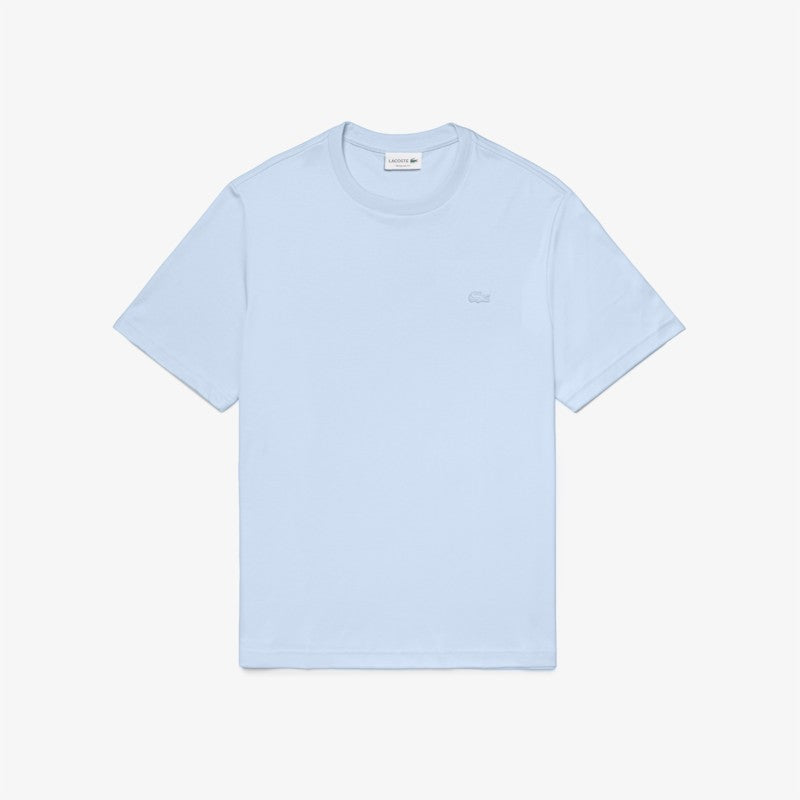 Camiseta Lacoste lisa con cocodrilo para hombre
