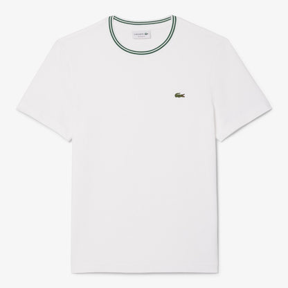 Remera Lacoste tipo jersey cuello redondo