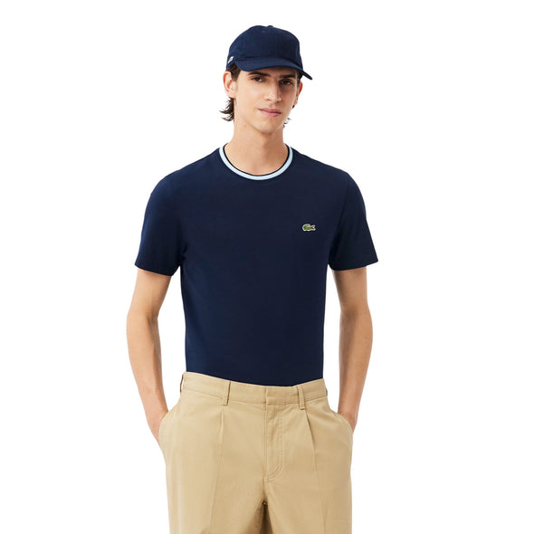 Remera jersey cuello redondo c/vivo mc - t-shirt