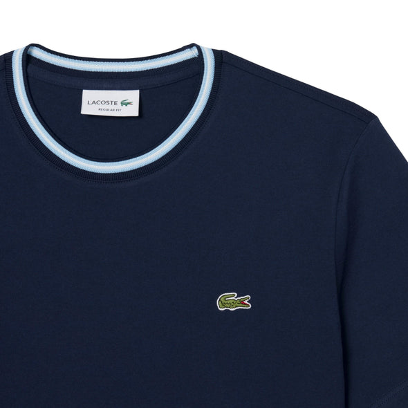 Remera jersey cuello redondo c/vivo mc - t-shirt