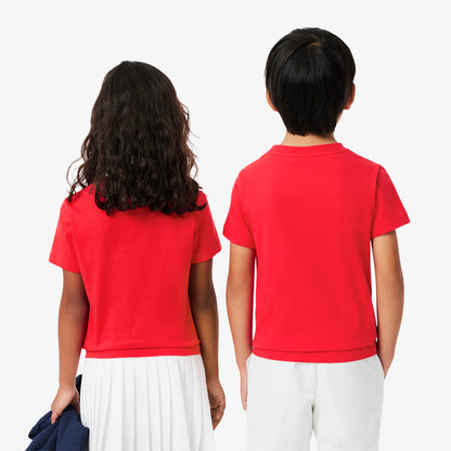 Suéter de cuello redondo Lacoste para niños