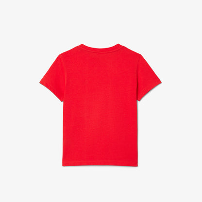 Suéter de cuello redondo Lacoste para niños