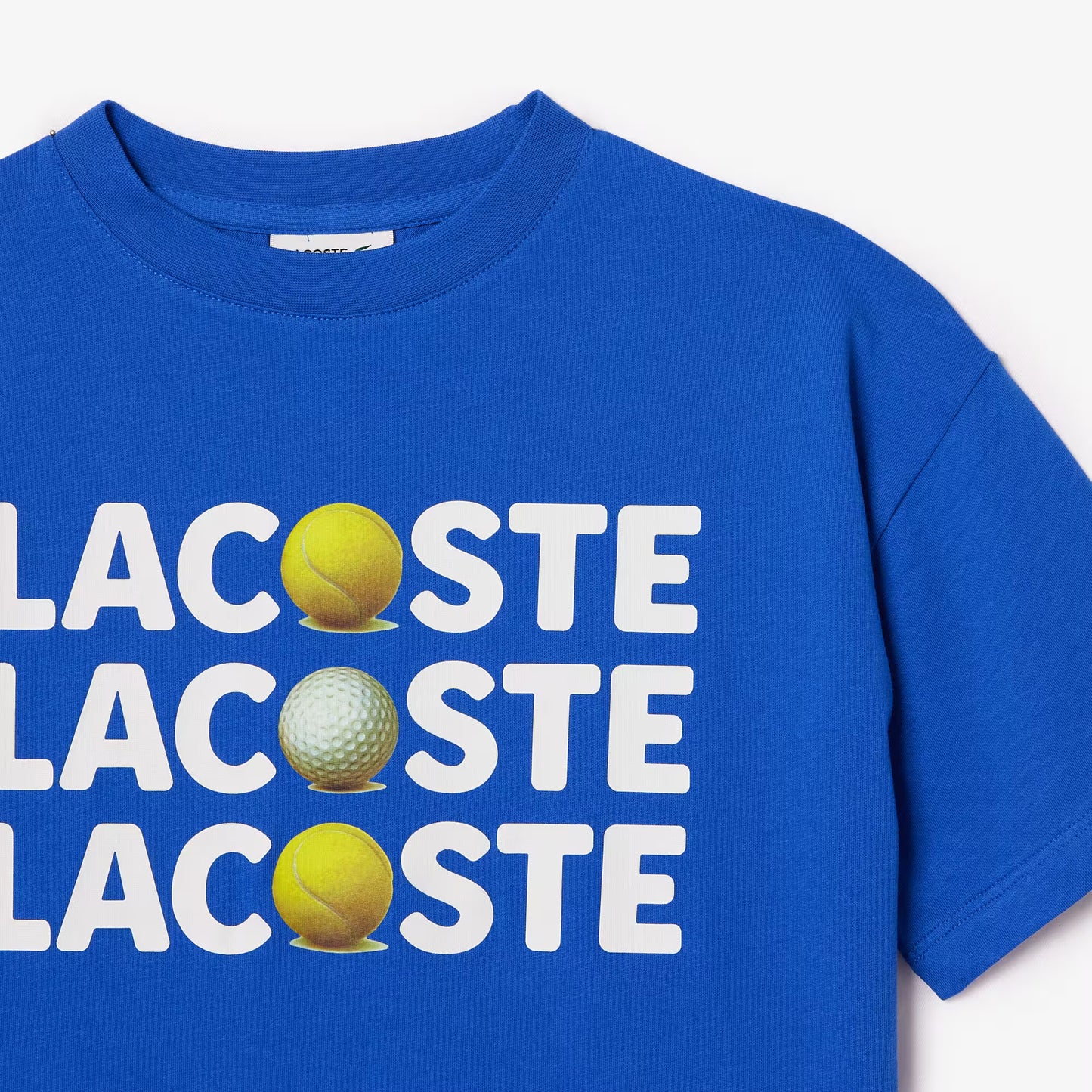Suéter cuello redondo Lacoste para niños