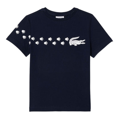Suéter de cuello redondo Lacoste para niños