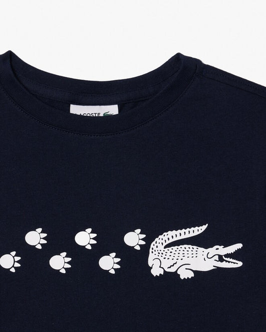 Suéter de cuello redondo Lacoste para niños